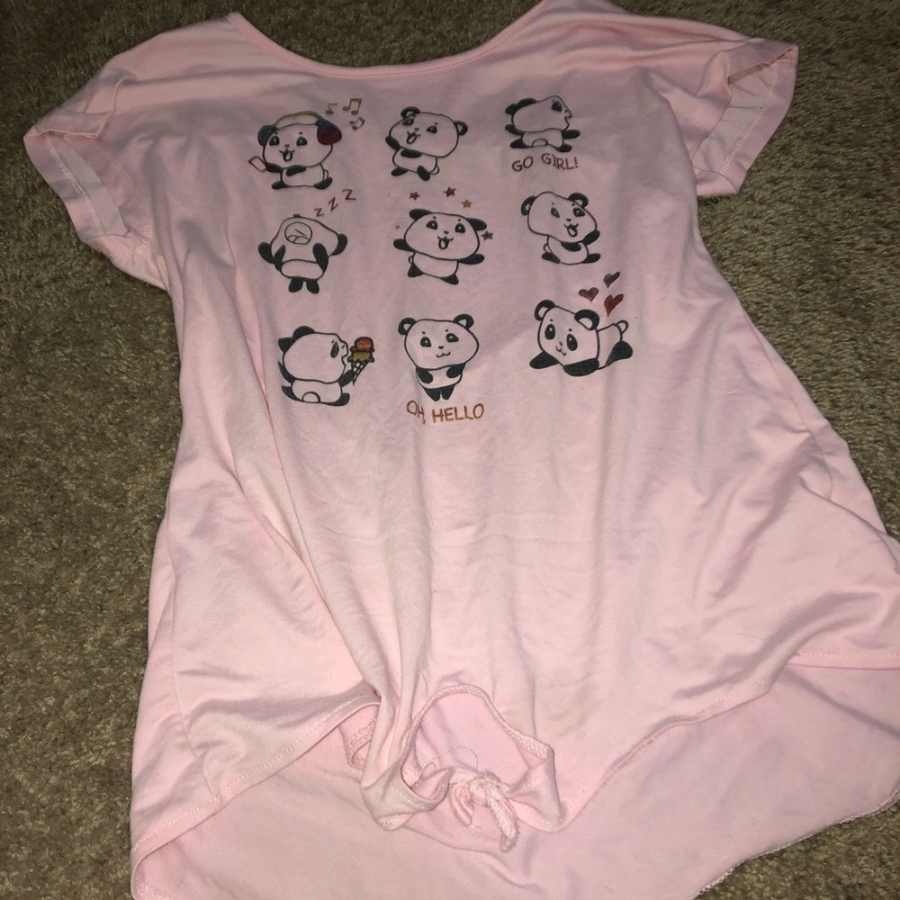 pink panda shirt